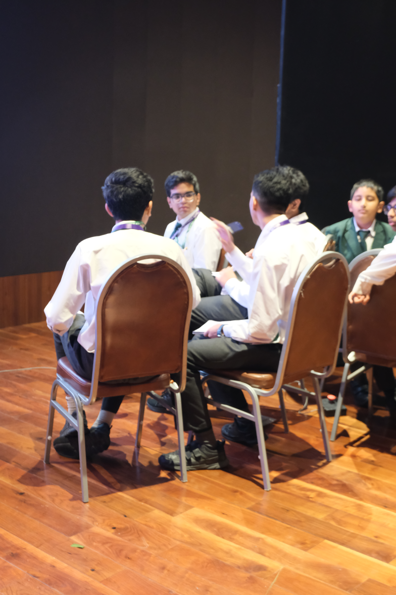 Student teams taking part in the national quiz championship