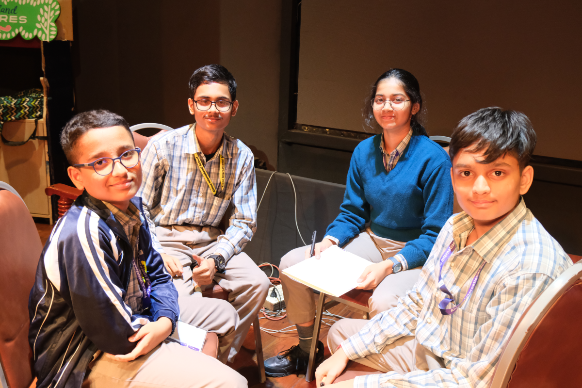 Students building knowledge and confidence during the championship